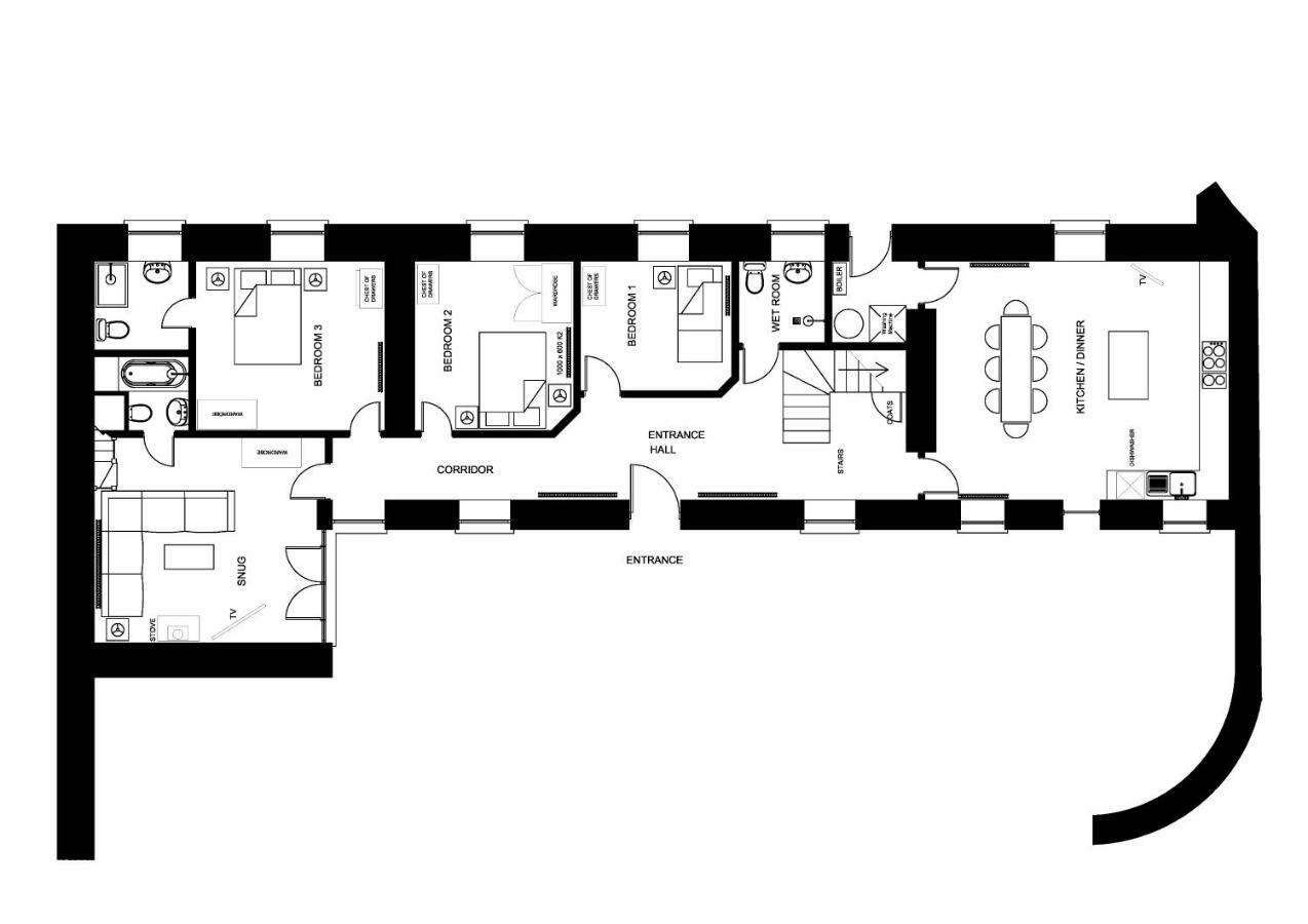 Yr Hen Feudy Villa Бармут Екстериор снимка